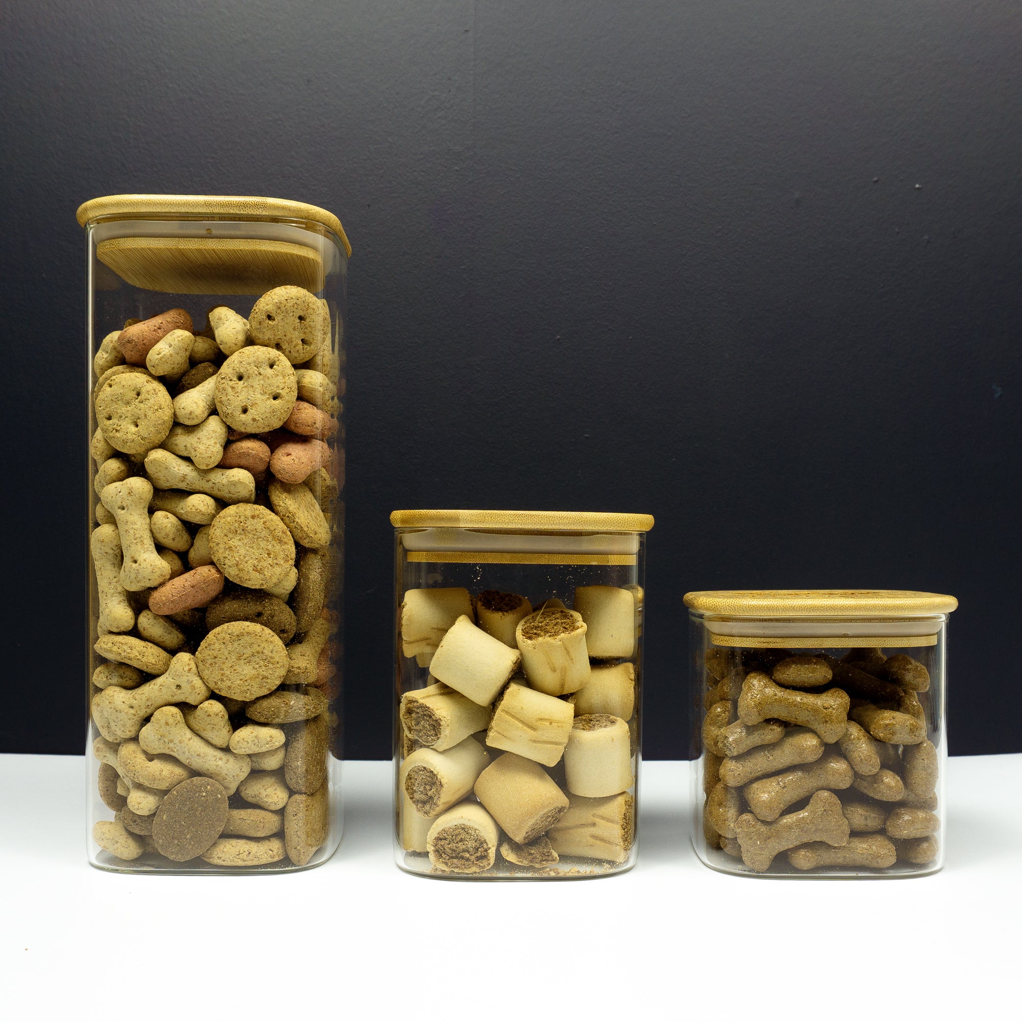 Personalised Labradoodle & Doodle Treat Jar. Dog Biscuit Container