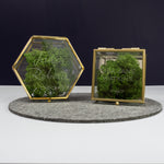 Personalised glass and metal trinket box