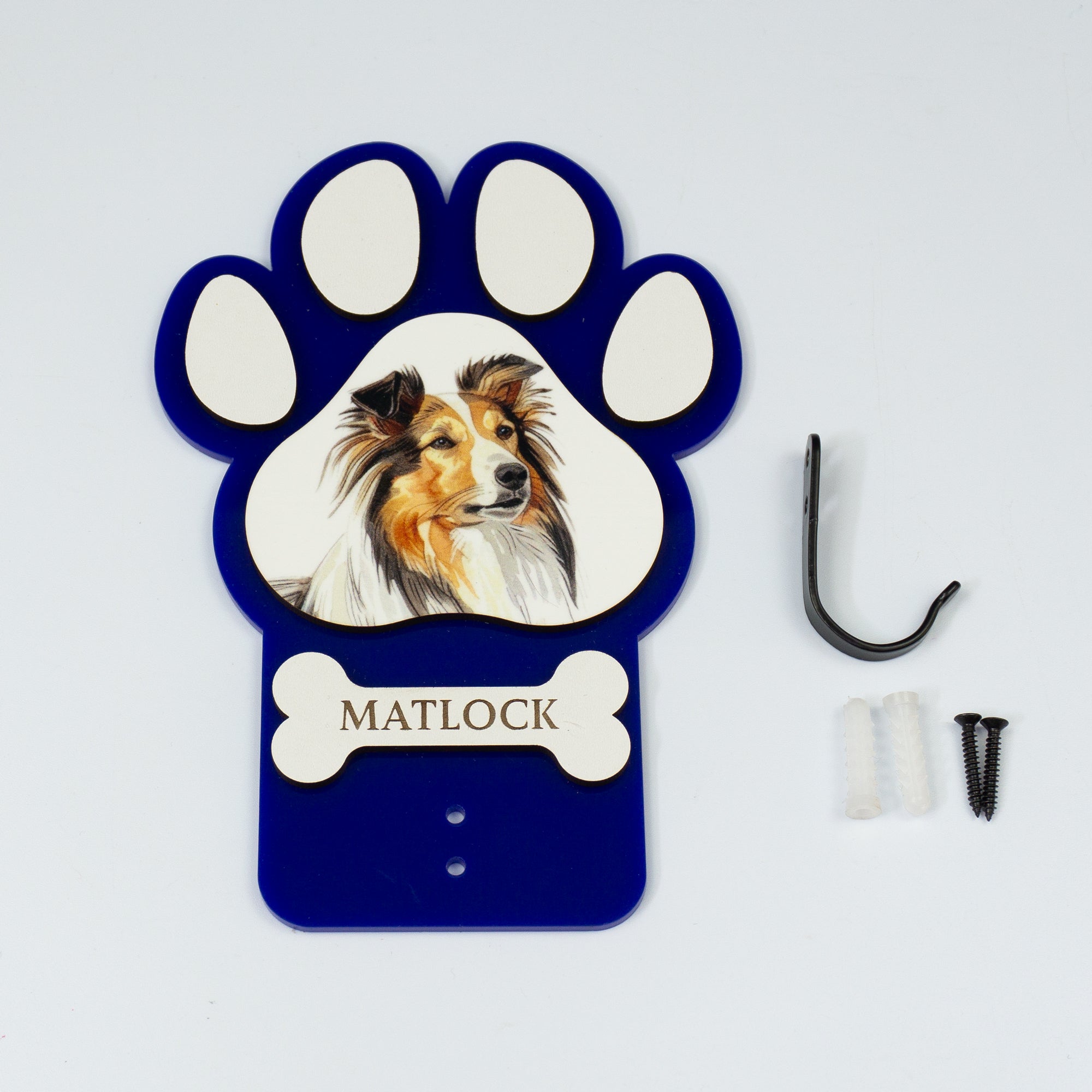 Personalised Dog Lead hanger
