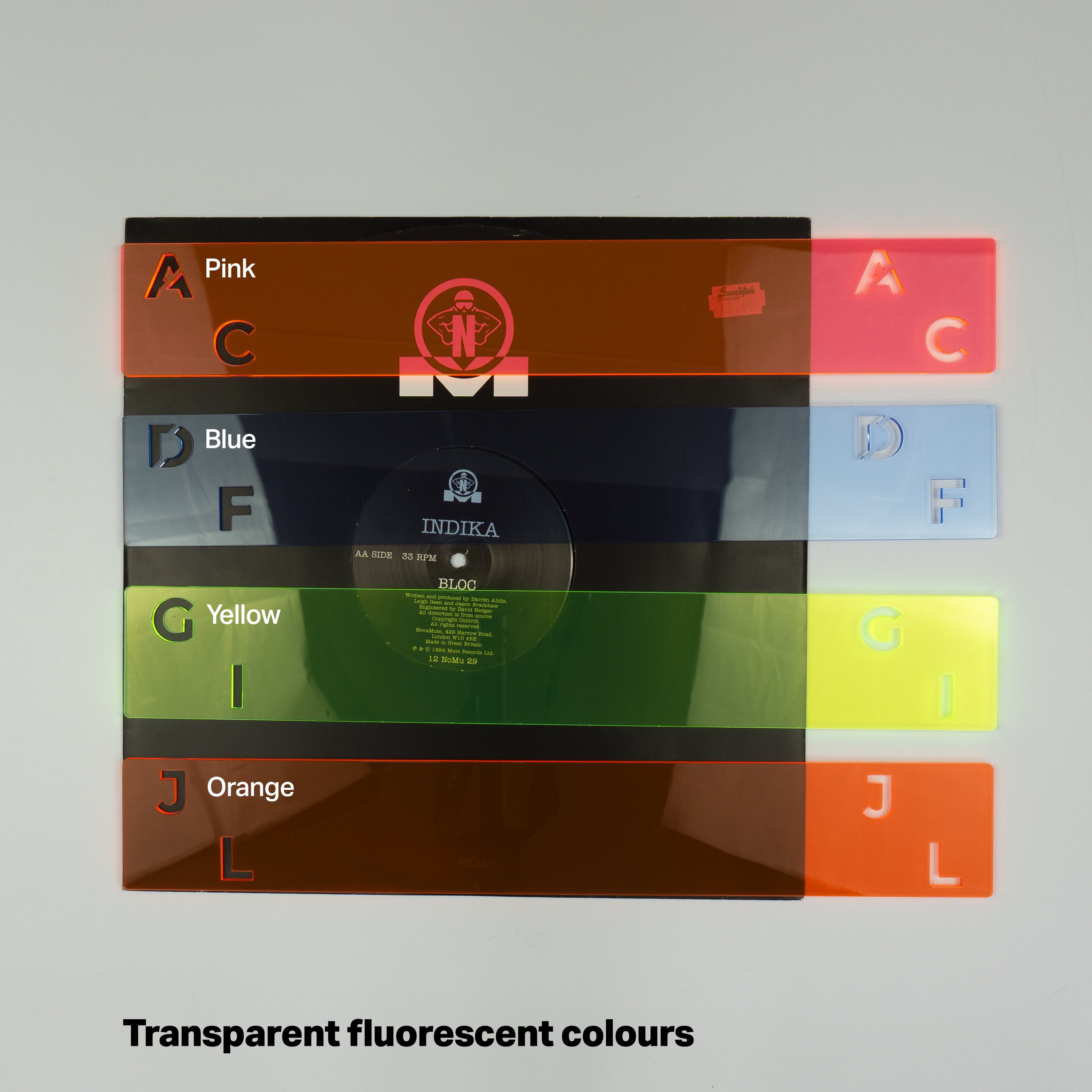 Full length vinyl record dividers