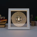 Personalised 16th birthday song lyric light up LED artwork