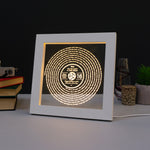 Personalised 16th birthday song lyric light up LED artwork