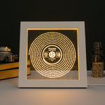 Personalised 18th birthday song lyric light up LED artwork