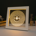 Personalised 18th birthday song lyric light up LED artwork