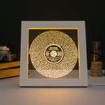 Personalised 20th birthday favourite song LED sign