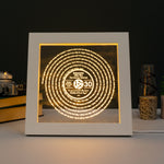 Personalised 30th birthday song lyric light up LED frame