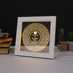 Wedding anniversary song lyric light up LED sign