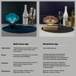 Personalised home pub light up sign. Custom made LED plaque