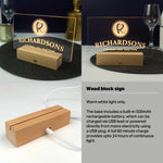 Personalised monogram LED sign. Home bar pub decoration