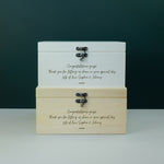 Personalised Mr & Mr wedding memory box LGBTQ+