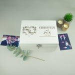 Personalised Mr & Mr wedding memory box LGBTQ+