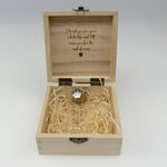 Personalised dog memorial box. Pet dog loss gift. Custom engraved memory box with fur keepsake bottle.