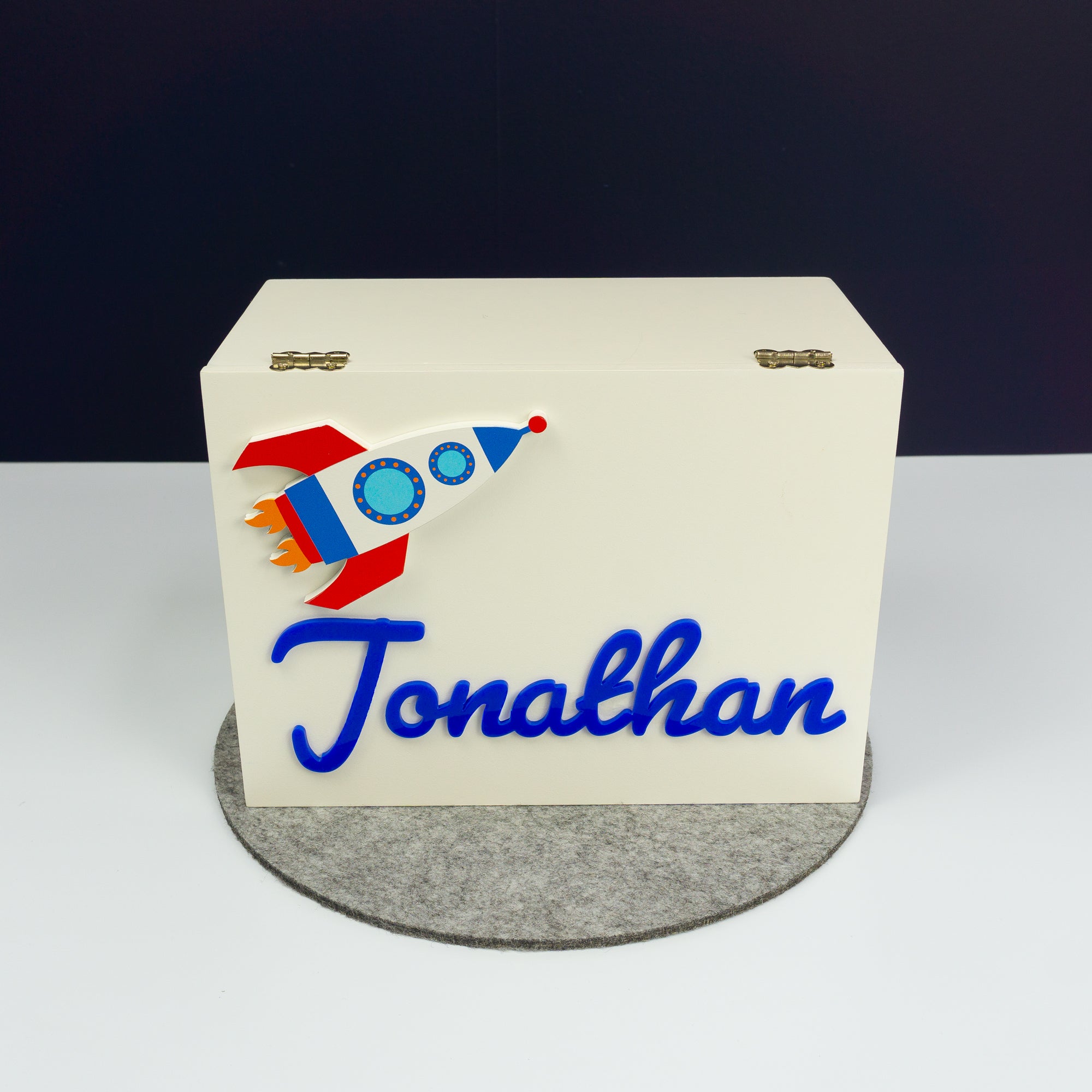 Personalised child's cartoon memory box