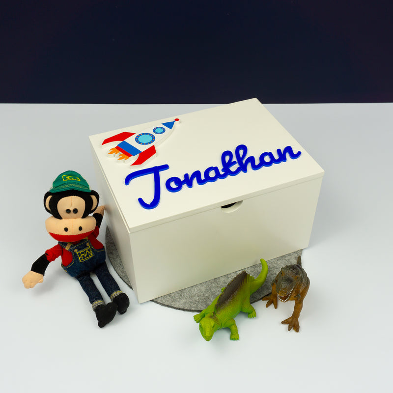Personalised child's cartoon memory box