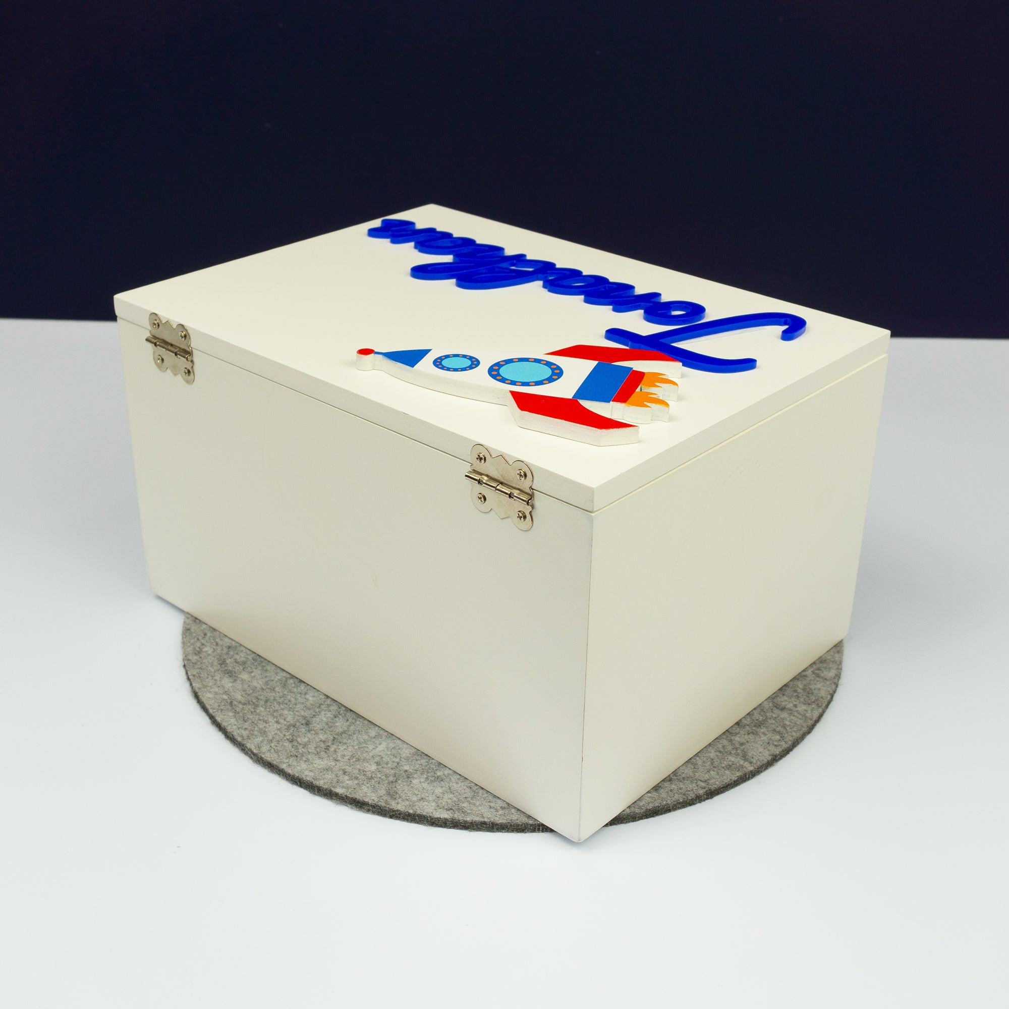 Personalised child's cartoon memory box