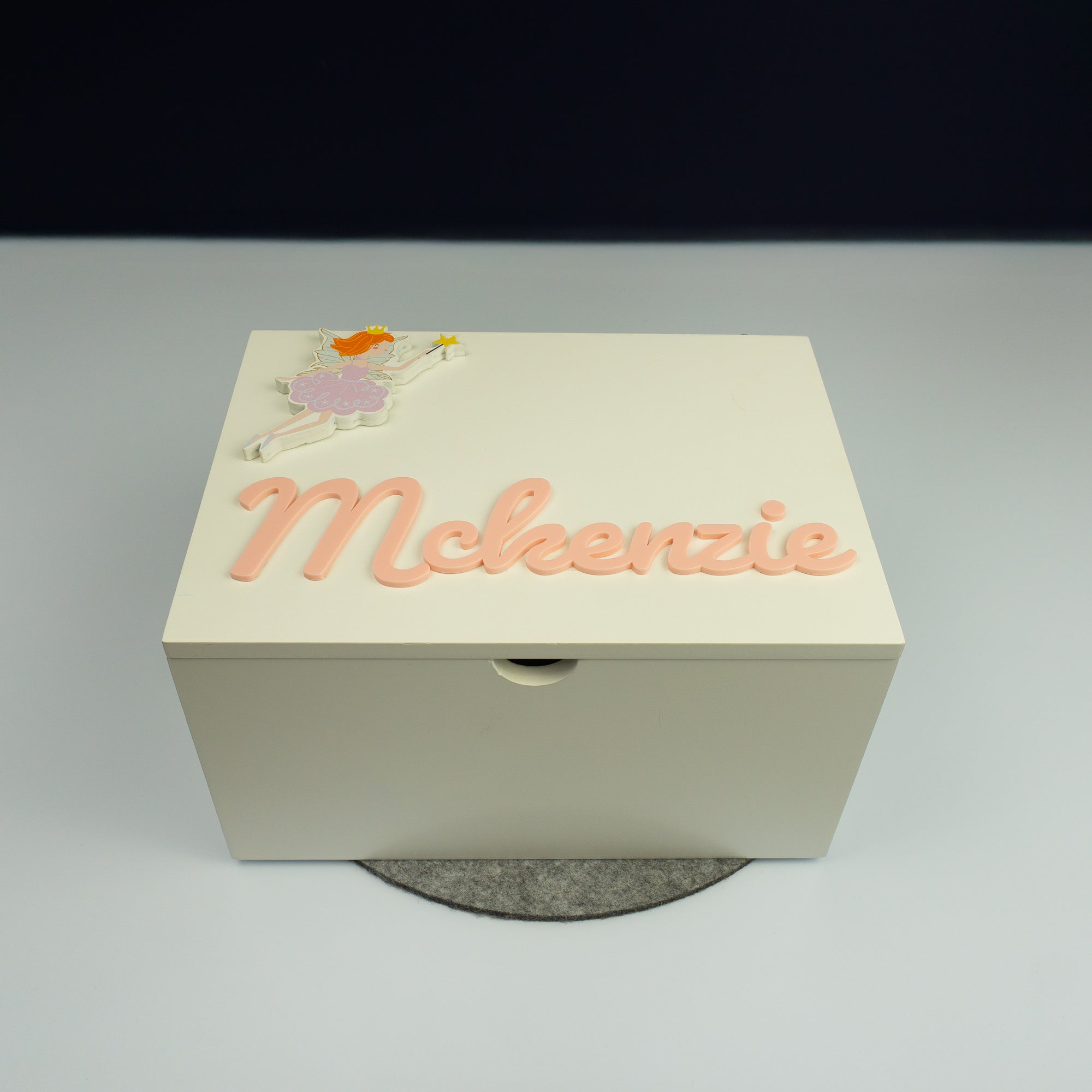 Personalised child's cartoon memory box