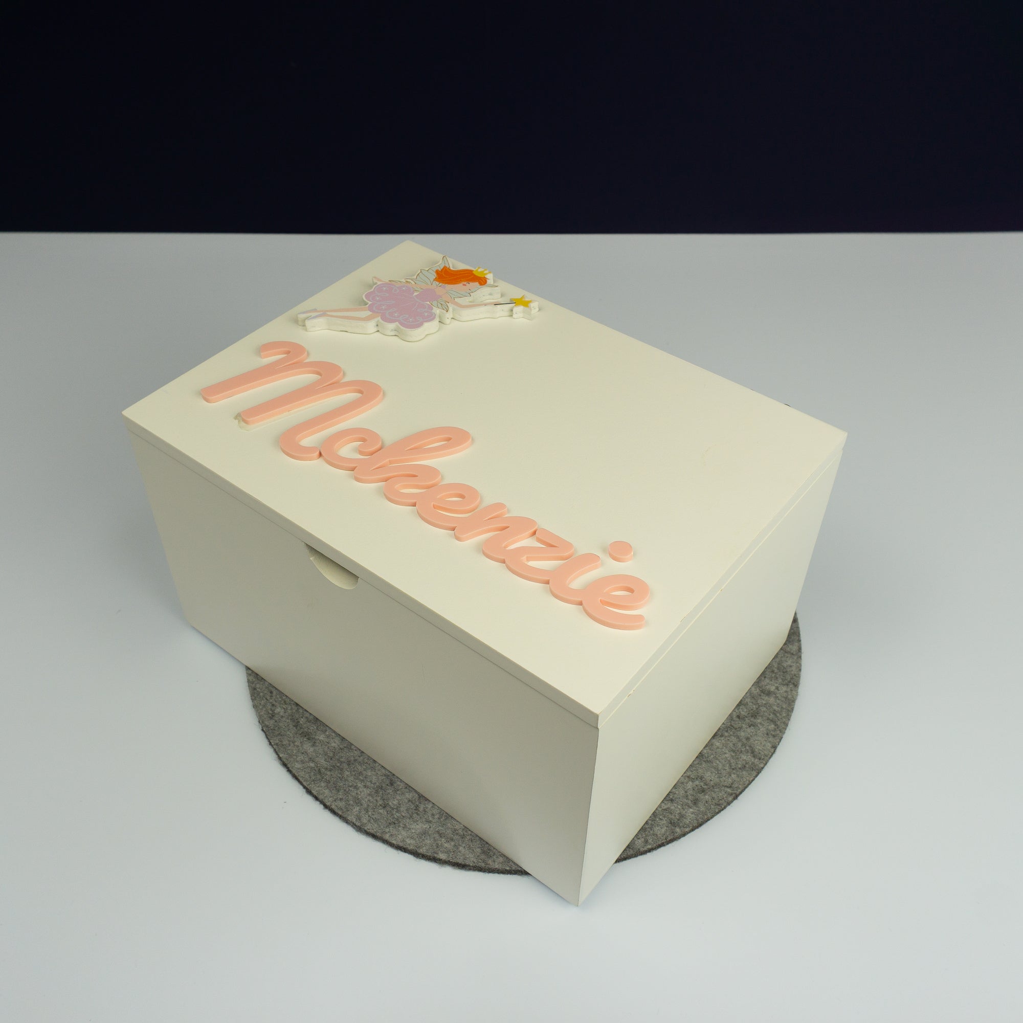 Personalised child's cartoon memory box