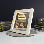 Personalised mixtape light up LED artwork