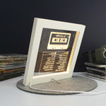 Personalised mixtape light up LED artwork