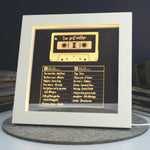 Personalised mixtape light up LED artwork