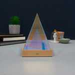 Multi colour iridescent desk lamps