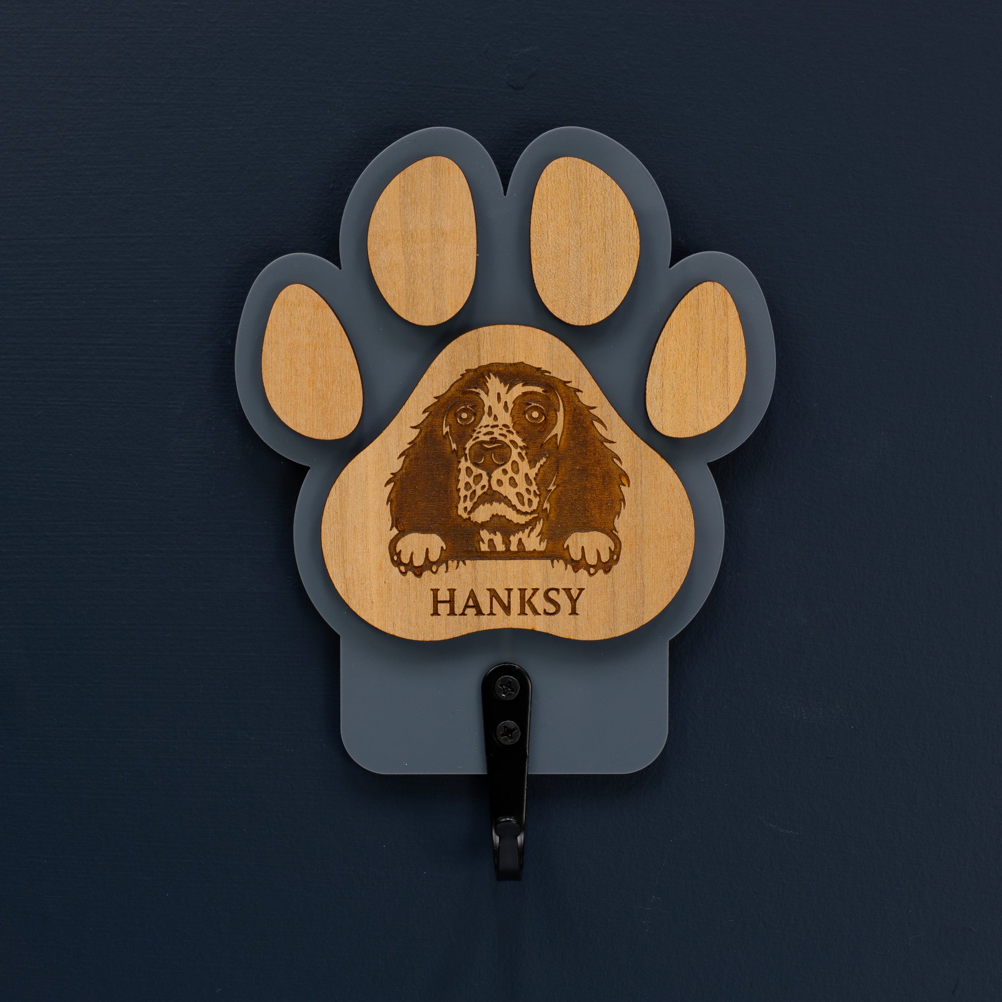 Personalised Dog Lead hanger