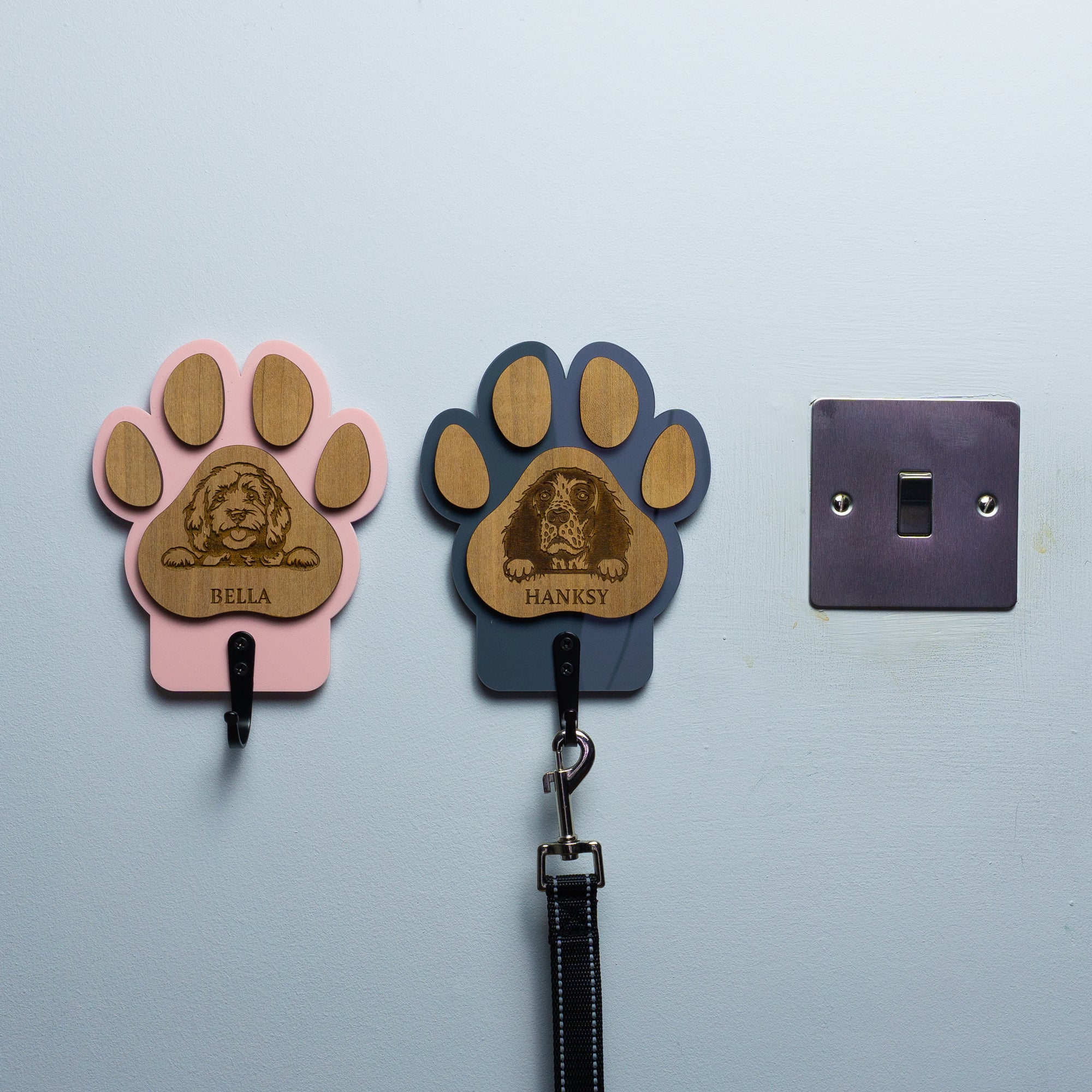 Personalised Dog Lead hanger