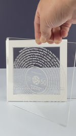 Personalised 20th birthday favourite song LED sign