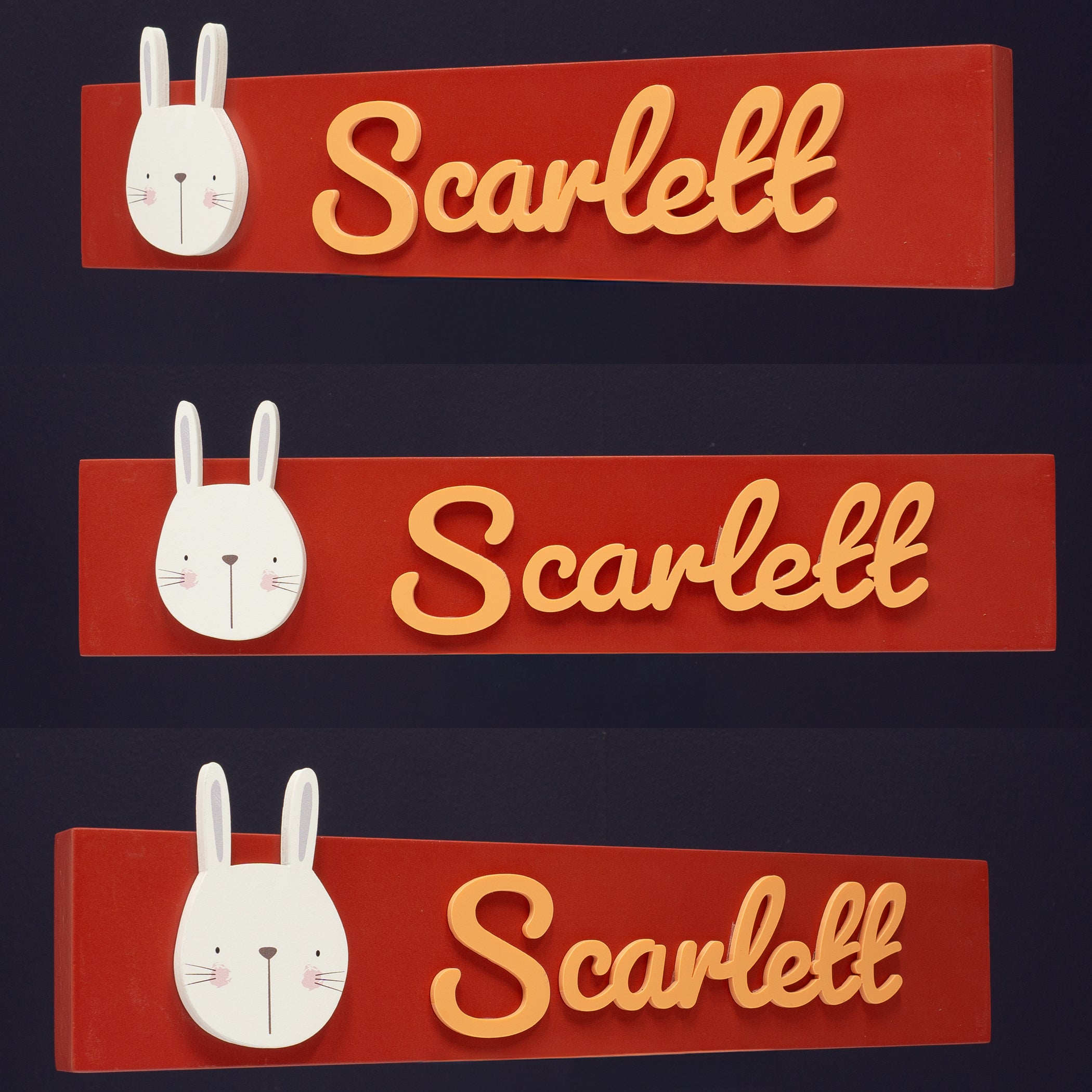 Personalised child's bedroom name plaque