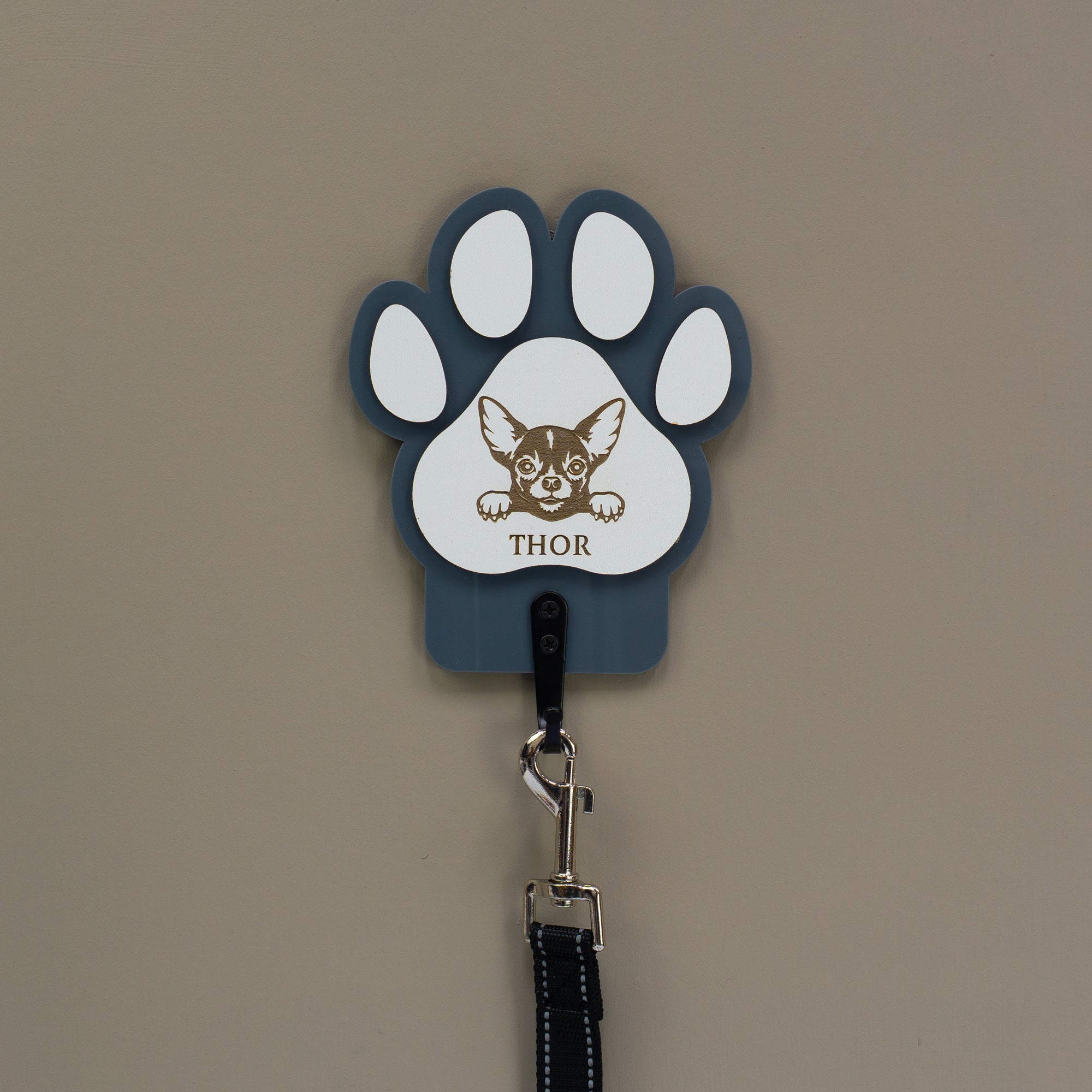 Personalised Dog Lead hanger