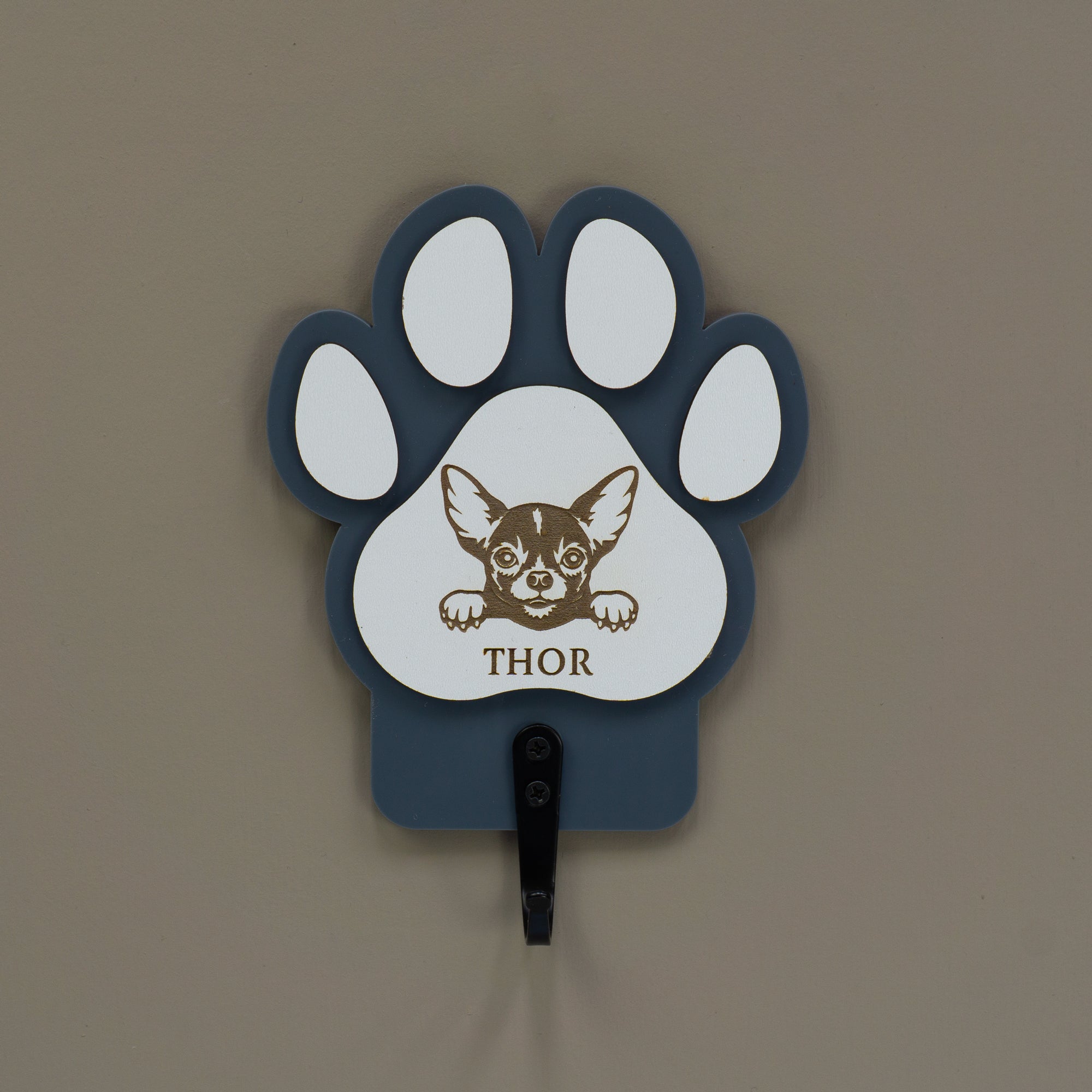 Personalised Dog Lead hanger
