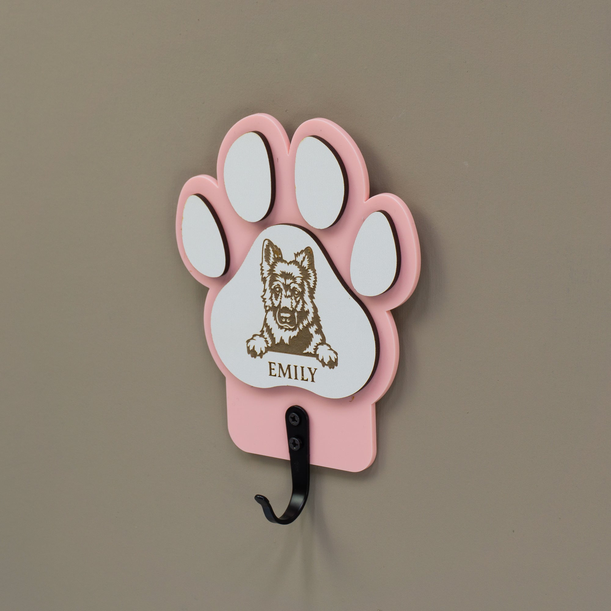 Personalised Dog Lead hanger