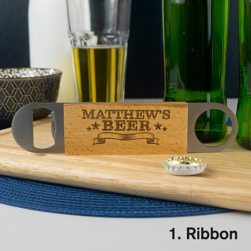 Beer bottle opener