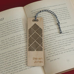 Geometric laser cut bookmark