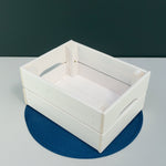 Personalised white gardening tool crate