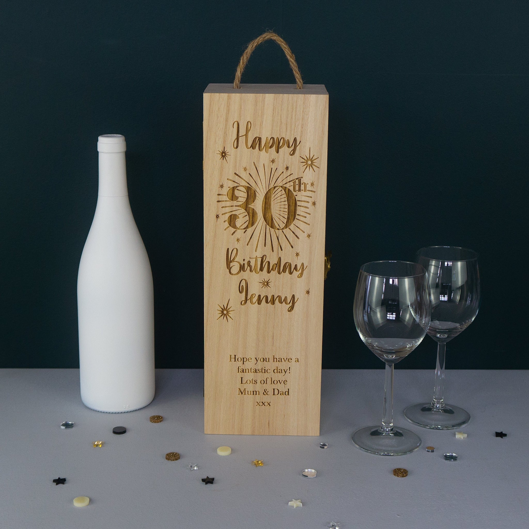 Birthday wine box