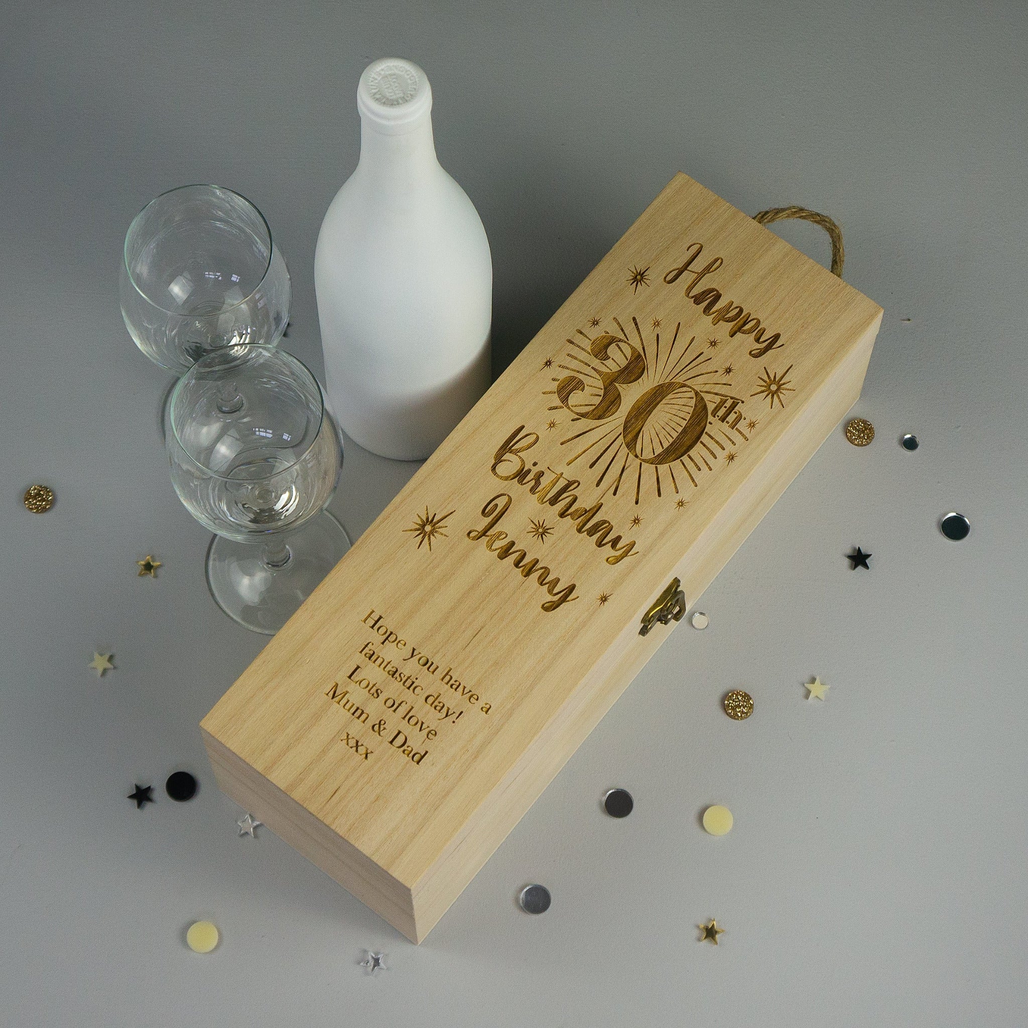 Birthday wine box