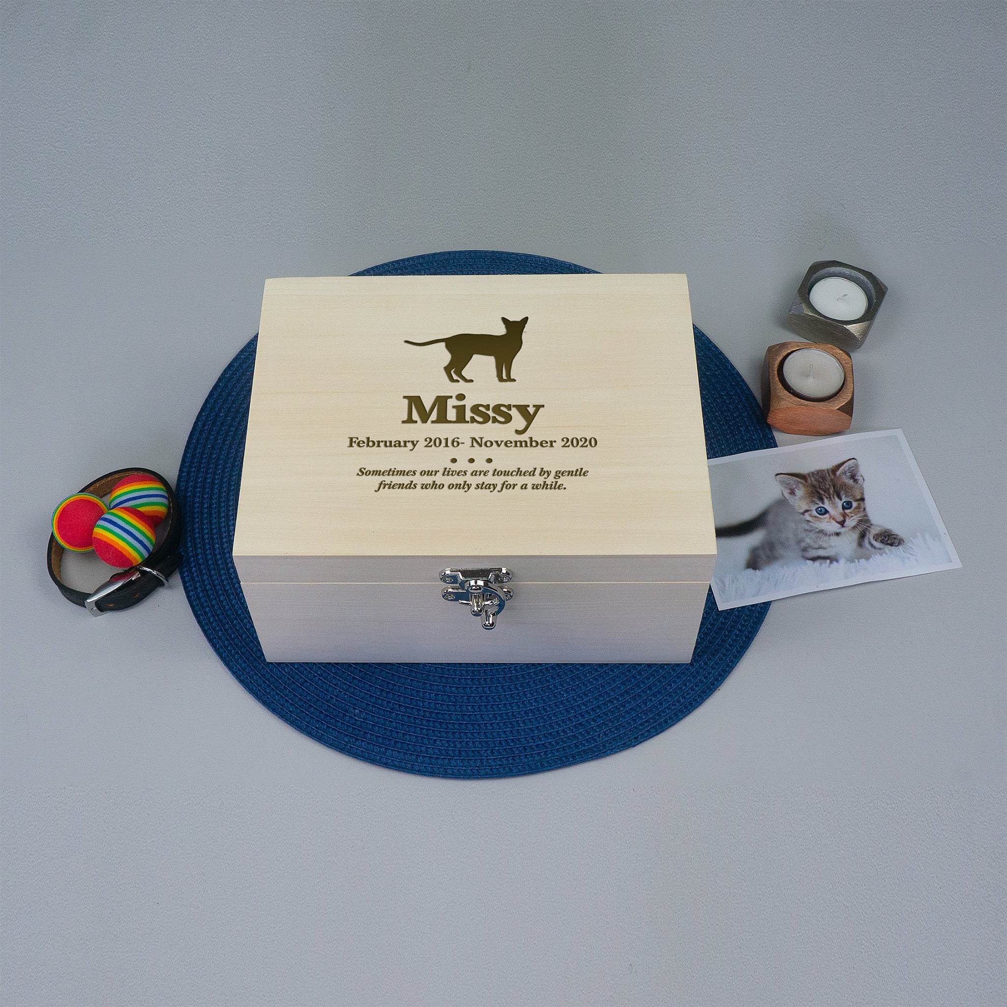 Cat memorial box