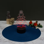 Personalised Christmas tree multi LED sign