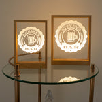 Wireless personalised home bar light up LED sign