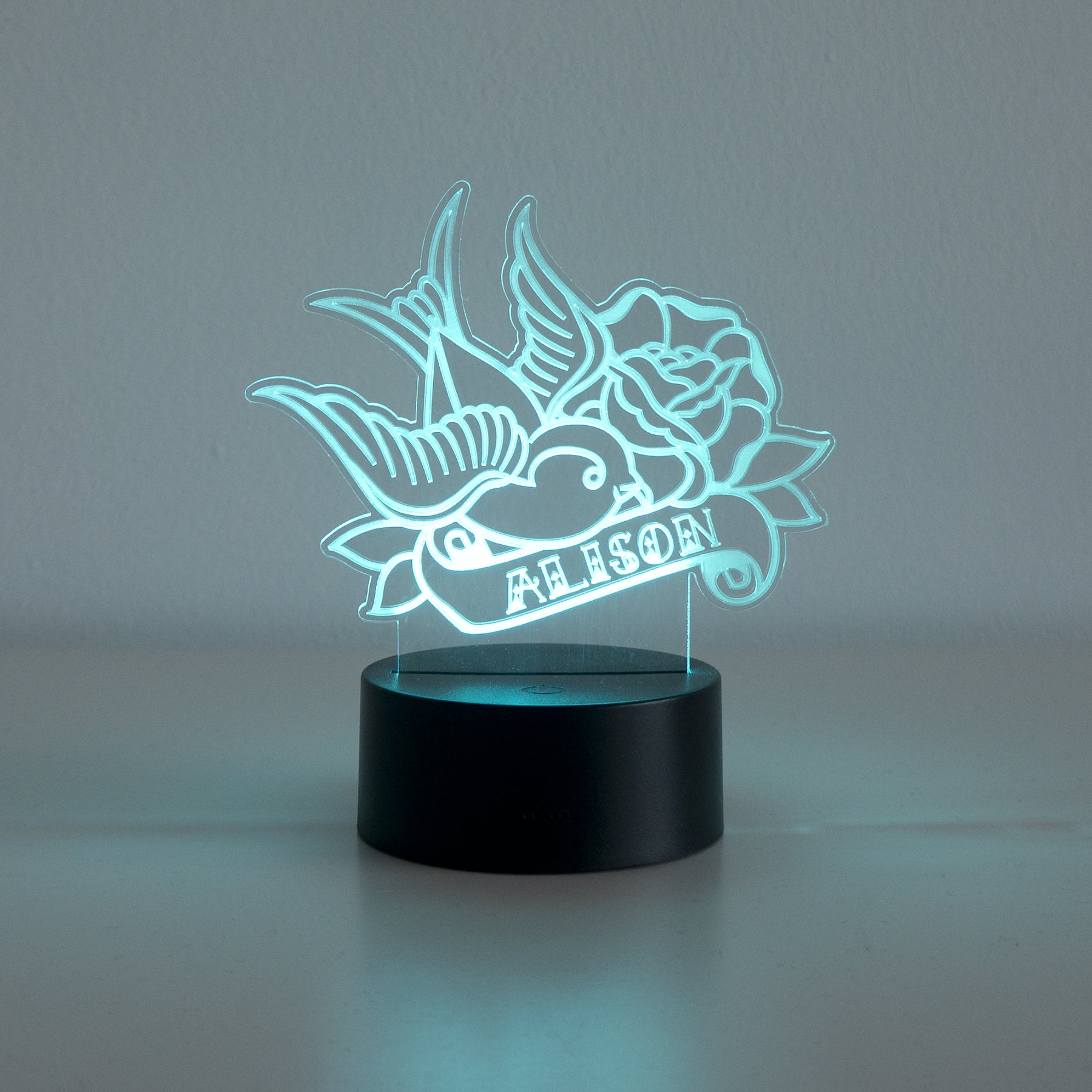 Classic tattoo swallow bird LED sign
