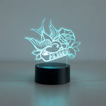 Classic tattoo swallow bird LED sign