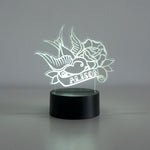 Classic tattoo swallow bird LED sign