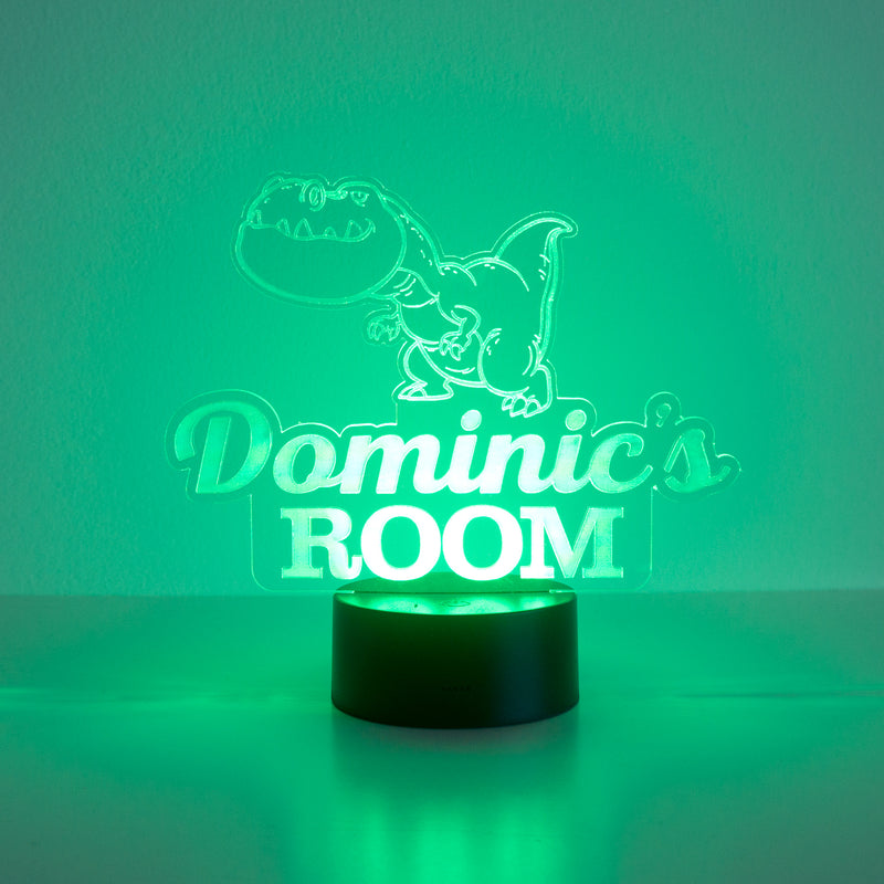 Children's dinosaur multi colour LED