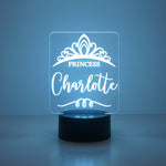 Multi colour princess LED sign