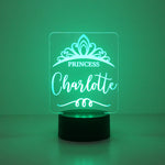 Multi colour princess LED sign