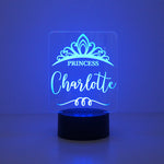 Multi colour princess LED sign