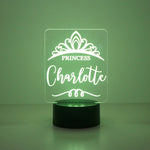 Multi colour princess LED sign