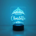 Multi colour princess LED sign