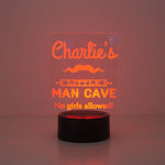 Little Man's Cave multi colour LED sign